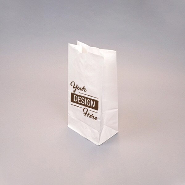 Custom-Printed White Kraft 2-lb Bag
